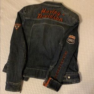 Harley Davidson Jean coat!!!! SZ L